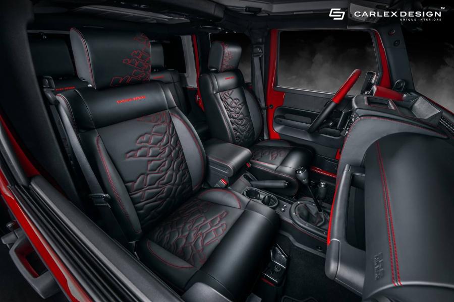 Интерьер Jeep Wrangler Unlimited by Carlex Design 2018 года  (фото 13 из 13)